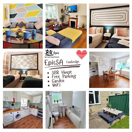 Epicsa - Corporate & Family Stay In 3 Bedroom House With Garden, Free Parking เคมบริดจ์ ภายนอก รูปภาพ